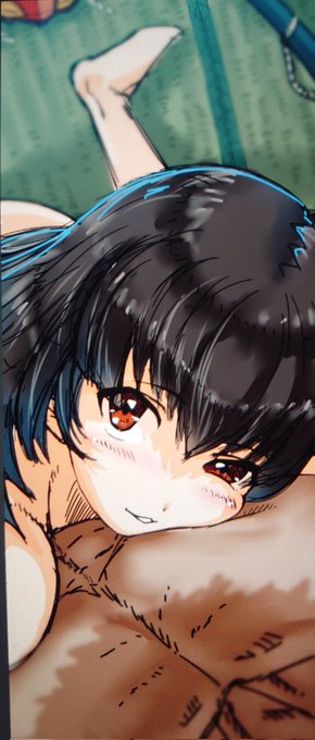 去年からやってたリクエスト企画の最後の1枚にようやく着手し始めました…お待たせしてすいませぬ_(:3ゝ∠)_
童子切さんが隊長くんをこう…ぎゅ〜〜っ…と 