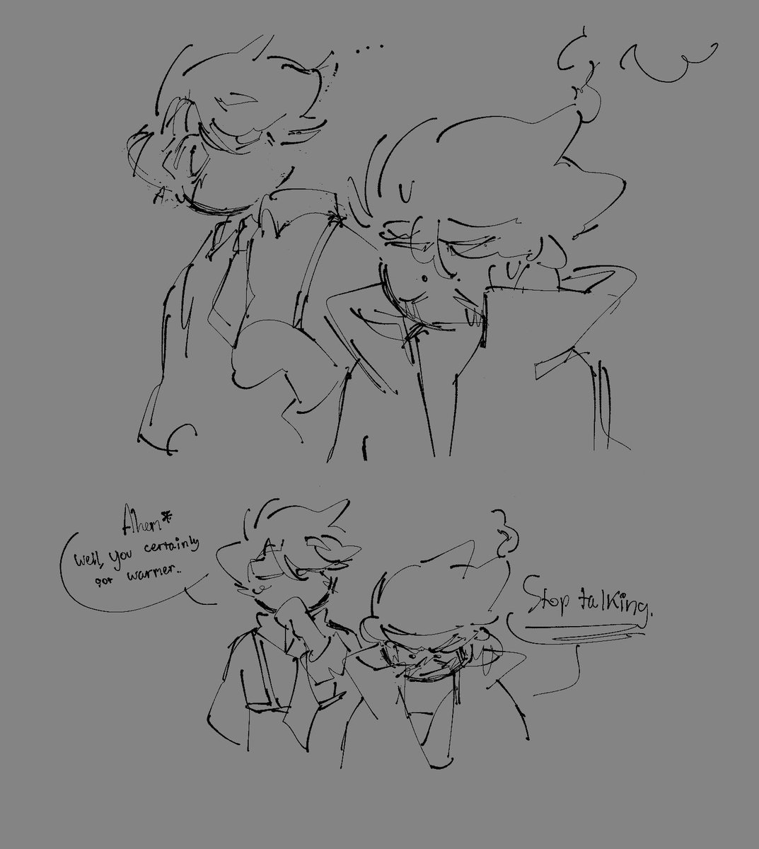 I feel awfully sick here's the rare pair Again 