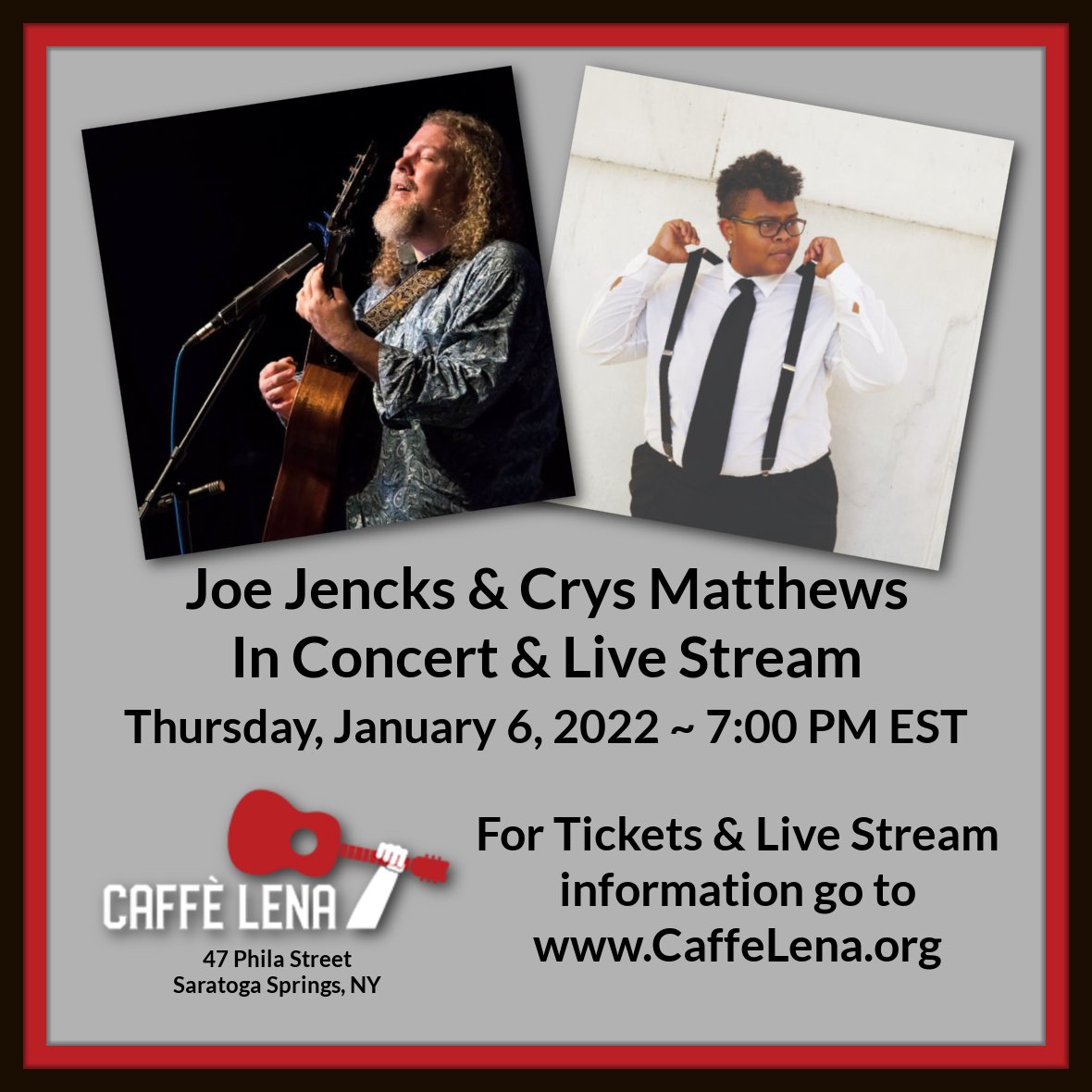 We're an hour away!  If you can't join us in person, join us in the Live Stream! No Registration necessary! caffelena.tv/programs/live-…