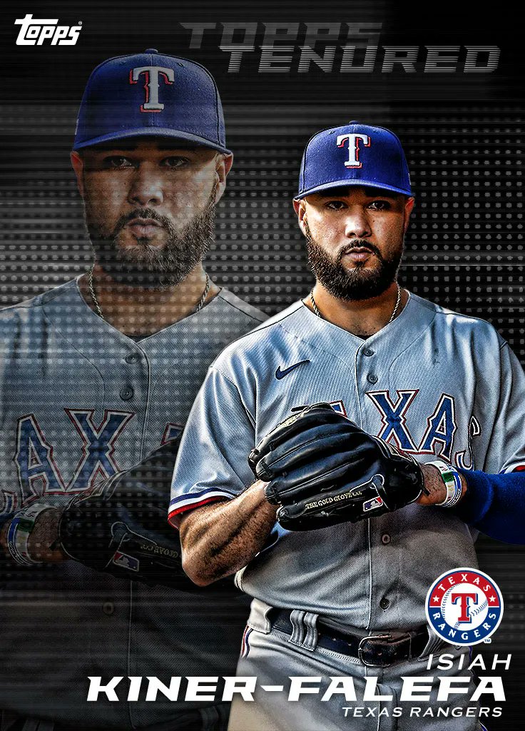 2020 Gold Glove award winner Isiah Kiner-Falefa &amp; the Texas Rangers join Topps Tenured today! #BUNT21 #StraightUpTX // More: buff.ly/32K9n0E