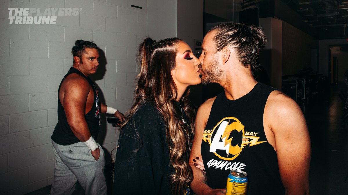 PlayersTribune's tweet photo. Last night, @AEW Dynamite was live from the Prudential Center. From a “cowboy sh*t” classic to @Jade_Cargill’s big moment and more, The Players’ Tribune was there for all of the action. Take a look at some exclusive images we captured behind the scenes. https://t.co/NyDoIIqQNl https://t.co/TjnD8IoC1y