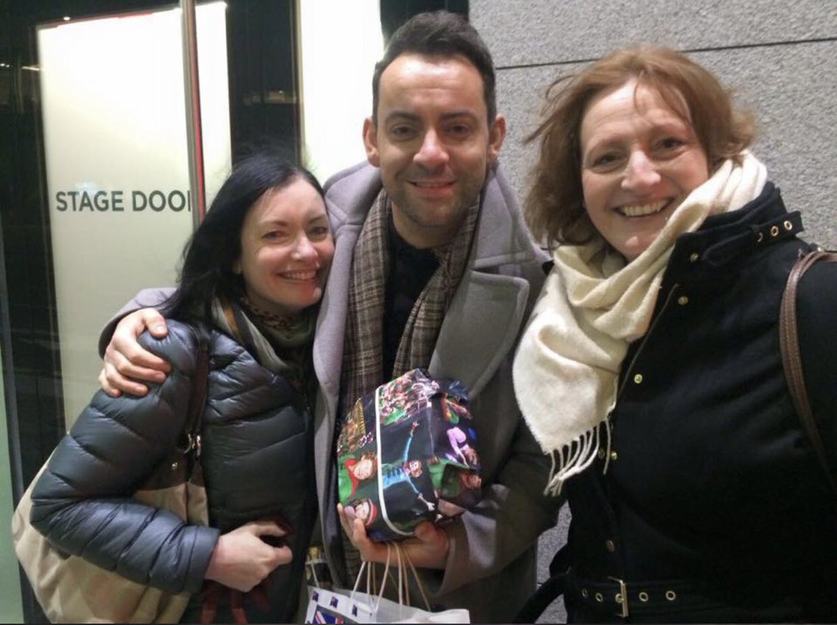 BenForsterBase's tweet photo. This #ForsterFlashback is a very special dear memory for us! 7 years ago today, a year after we started BenForsterBase, we flew to Dublin from Australia & The Netherlands to see our lovely @thebenforster as Buddy the Elf and the 3 of us met for the very first time!! Brilliant❤️❤️ https://t.co/PbUuPkaZtQ