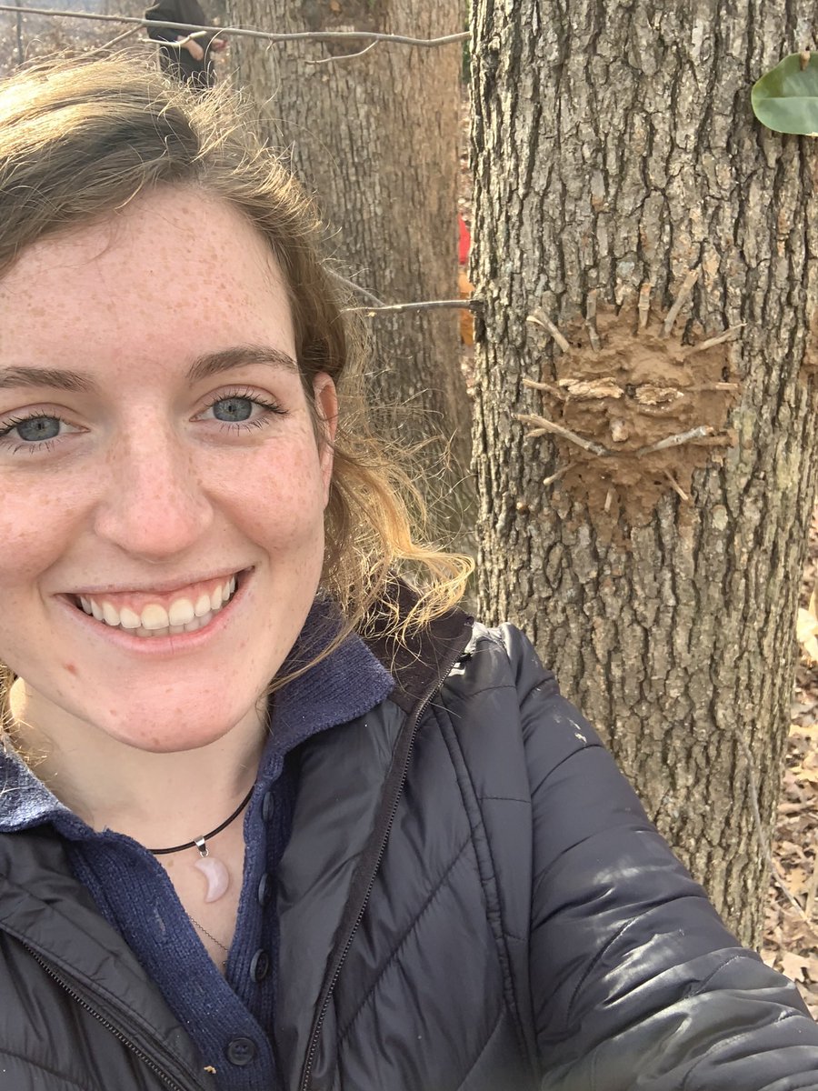LeahCooper55's tweet photo. don’t be fooled by our smiles… I was certainly on the edge while creating this crazy muddy forest face☀️🤩😳🙄 #ElonEd #COR4240 #smiles4miles https://t.co/jJ5t5zcCkL