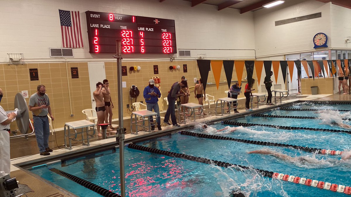 DHS Senior Jared VanderSchee WINS the 50 Free (22.49)tonight bs WVHS!