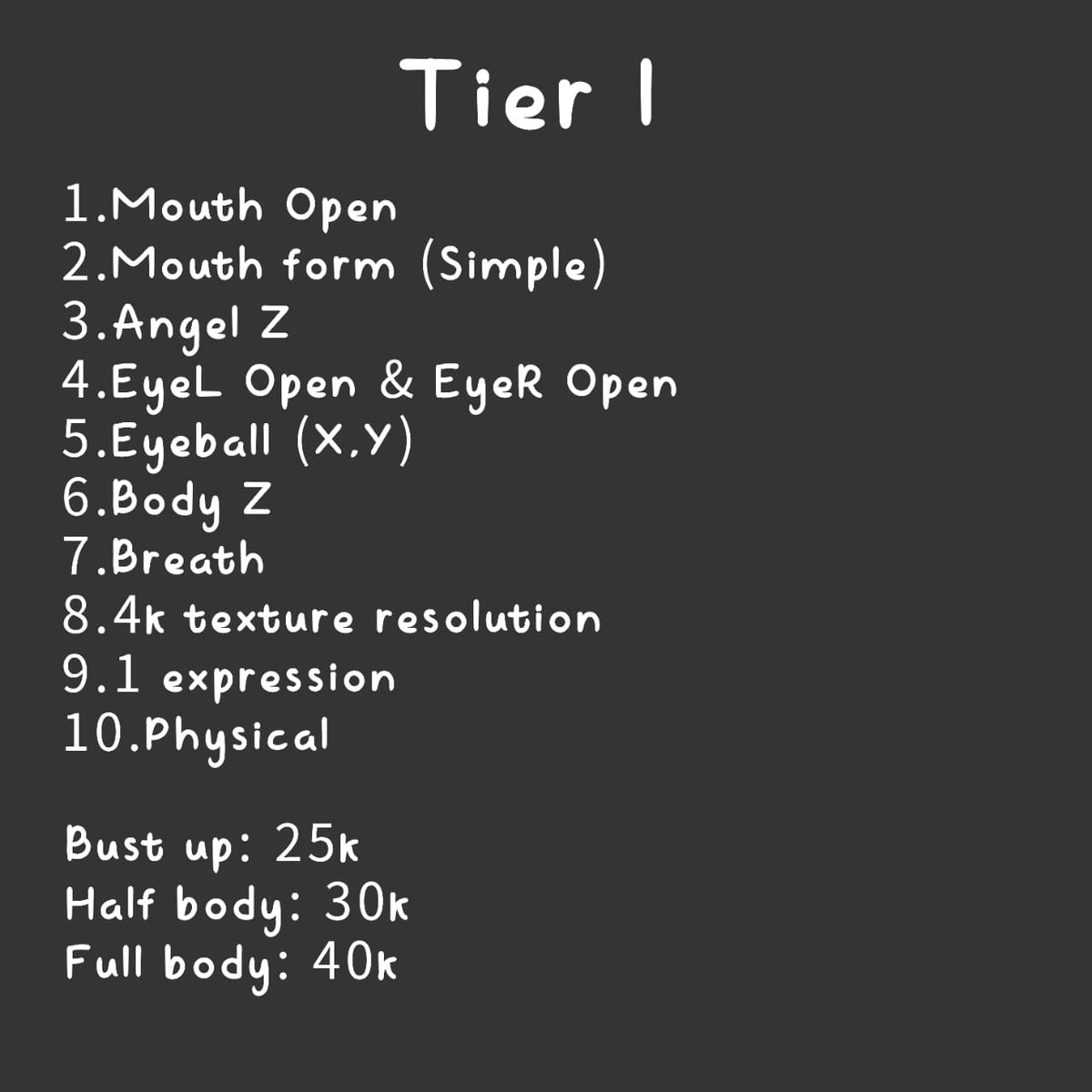 kanaya_vtuber's tweet photo. commision live2d rigging open!
order now!
(INDO ONLY)
price list:
Tier l
Bust up: 25k
Half body: 30k
Full body: 40k

Tier ll
Bust up: 85k
Half body: 90k
Full body: 100k

Tier lll
Bust up: 185k
Half body: 190k
Full body: 200k

payment via Dana Gopay Trakteer and BRI. https://t.co/Kl5xPzyfzk