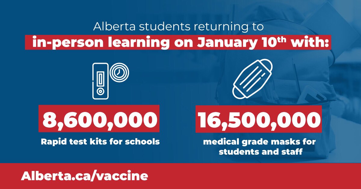 In-person learning is essential to the overall well-being and development of children and youth. I am happy to see that students will be returning to in-person learning on January 10 with measures in place to keep students and teachers safe.