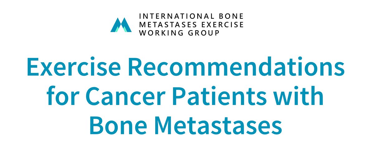 *THREAD* 1/17 People with #bonemets should be supported & encouraged to engage in regular physical activity to manage side effects from cancer & treatments. Recommendations to guide practice in @JCOOP_ASCO ascopubs.org/doi/pdf/10.120…