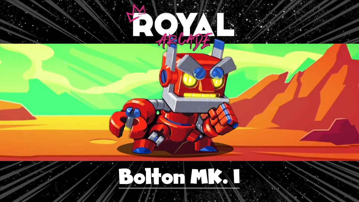 ProtocolRoyal's tweet photo. Bolton MK.1 has hopes and dreams, just like us. ๐ค
He hopes to one day save up enough money, fighting in our Rock Paper Scissors tournaments, to get himself a fleshier body as an #NFT!
Our #RPSgame is dropping on the 7th of Jan 2022, available on #RoyalArcadeRewind. โฎ๏ธ https://t.co/5SSiX4j8G6