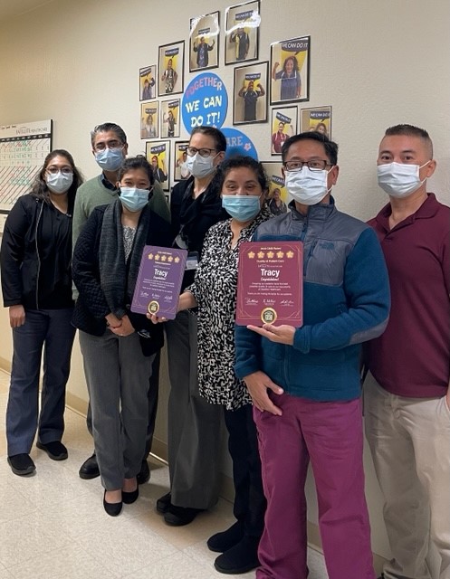 satellitehealth's tweet photo. Congrats to our Tracy center, who recently received 5 Star Ratings from CMS for both Quality of Patient Care and Patient Experience! Way to go!!! #SatelliteStrong #ForPeopleForProgress https://t.co/XYNV2tDkH0