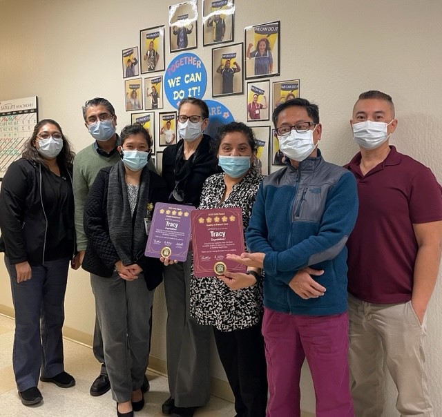 satellitehealth's tweet photo. Congrats to our Tracy center, who recently received 5 Star Ratings from CMS for both Quality of Patient Care and Patient Experience! Way to go!!! #SatelliteStrong #ForPeopleForProgress https://t.co/XYNV2tDkH0