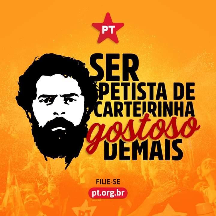 PTsergipe's tweet photo. Não passe vontade! 😎

🌟 Filie-se ao PT! 
Acesse o site do Partido dos Trabalhadores, https://t.co/IOopjM3Sxf, ou baixe o #AppDoPT. https://t.co/imSqVO8QdU