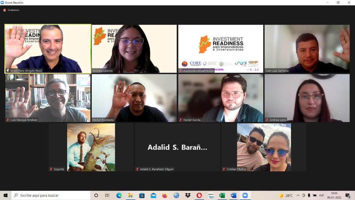 Así se vive el módulo 8 del programa  #InvestmentRediness para Inversionistas    🔸 ¿Cómo invierte tu ángel inversionista? 🔸¡Saludamos a nuestros participantes! Ahora comenzamos el módulo de Emprendedores🙌🏻  🚀