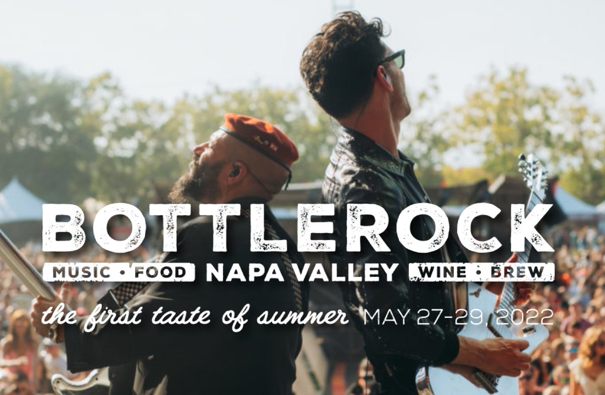 EatGuideNapa's tweet photo. Stay tuned! @BottleRockNapa will drop their lineup this 2022 on January 10 at 8 AM! 

#TheEatGuide #ticket #concert #battlerock https://t.co/J743b1WwBO