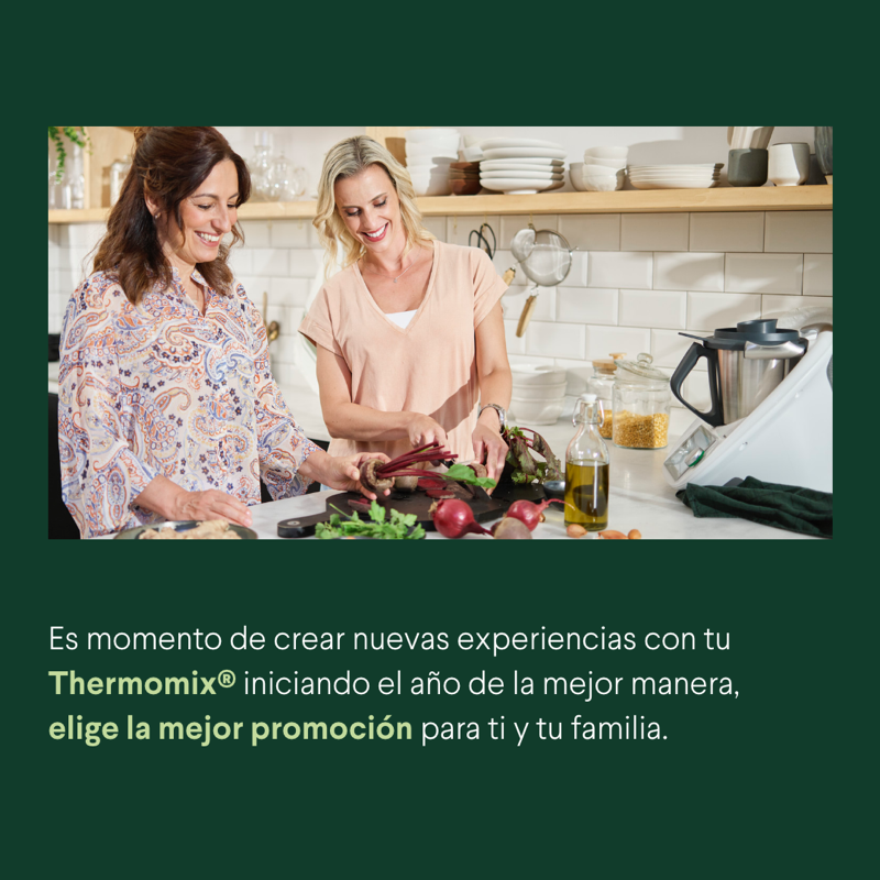 ThermomixMexico's tweet photo. ¡Inicia el año mejor con #Thermomix®!

Elige la mejor promoción y crea nuevas experiencias. Obtén HOY tu Thermomix® + Cubre cuchillas de REGALO, el Bundle #Kobold o el Bundle 2022 con Thermomix®. 💚

*Contacta a tu Presentador o agenda tu experiencia aquí: https://t.co/aKs8JW6Y9x