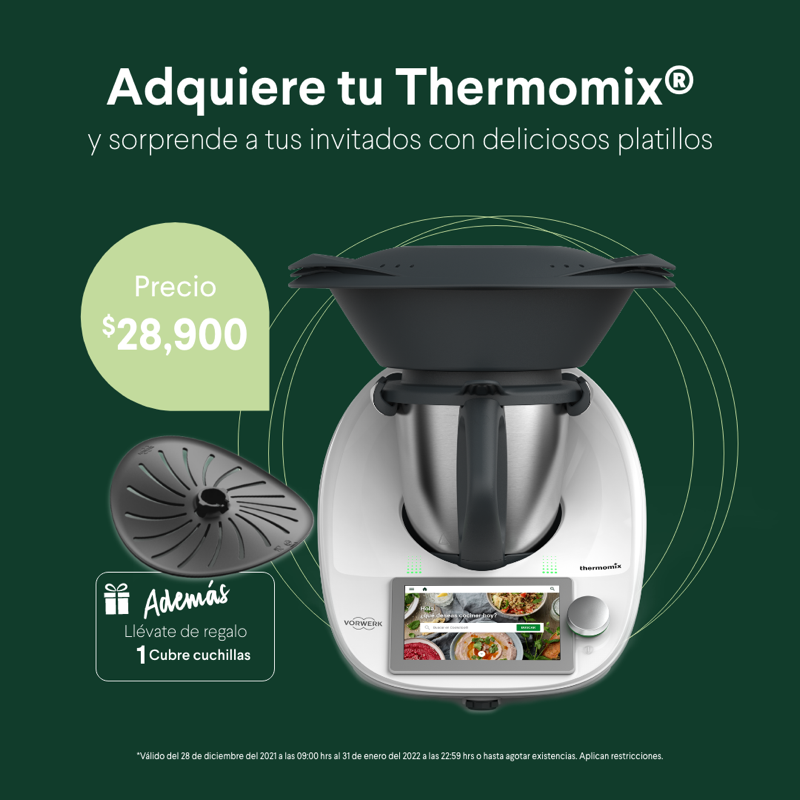 ThermomixMexico's tweet photo. ¡Inicia el año mejor con #Thermomix®!

Elige la mejor promoción y crea nuevas experiencias. Obtén HOY tu Thermomix® + Cubre cuchillas de REGALO, el Bundle #Kobold o el Bundle 2022 con Thermomix®. 💚

*Contacta a tu Presentador o agenda tu experiencia aquí: https://t.co/aKs8JW6Y9x