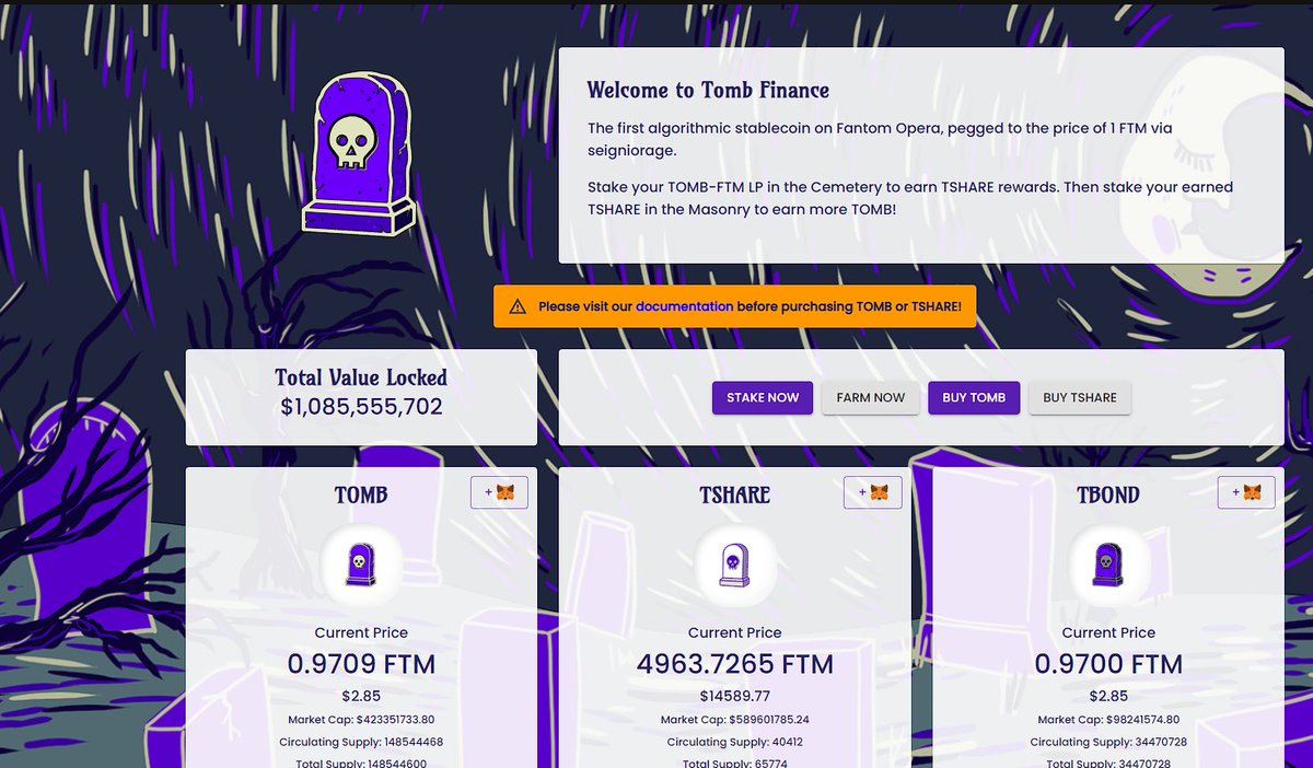 CaptWoooDy's tweet photo. In $TOMB and @harryyeh we trust.

There is still over a billion dollars locked in @tombfinance. It's not going anywhere.

Harry has done more marketing and work for $FTM than anyone the last 6 months. He isn't giving up now before Felix.

As Harry says, Keep calm, and $TOMB ON! https://t.co/dbRiW1TFsG