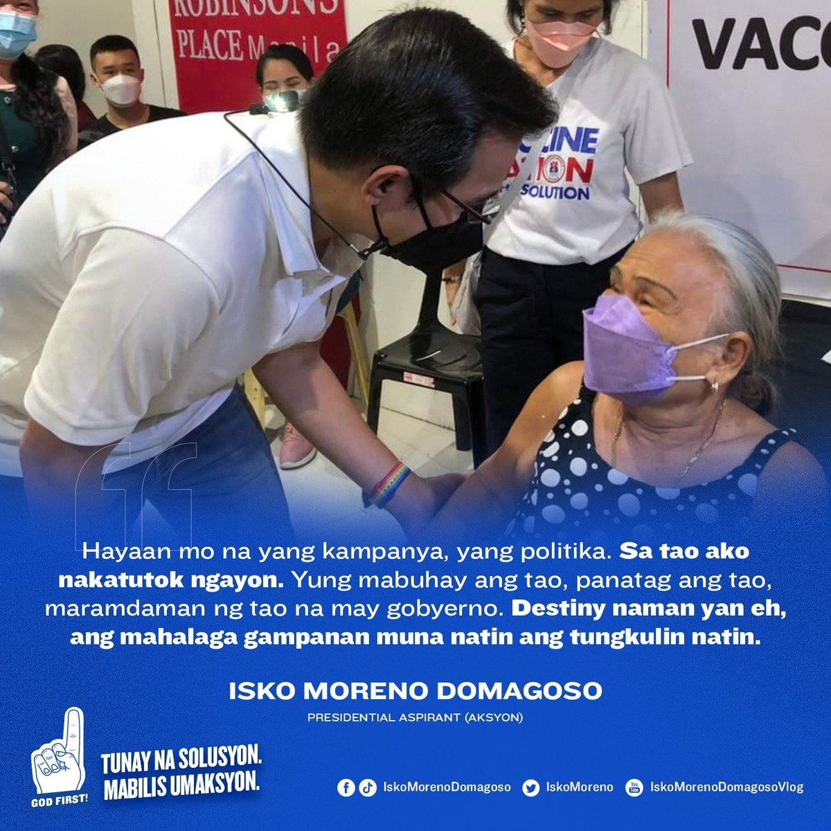 Isko2022's tweet photo. This is the kind of President we need and deserve! #OFWsForISKO
#IskoMoreno #OFW #PinoyOFW #PinoyAbroad #Halalan2022 #Eleksyon2022 #VotePH2022 https://t.co/Fm4B4G6lab
