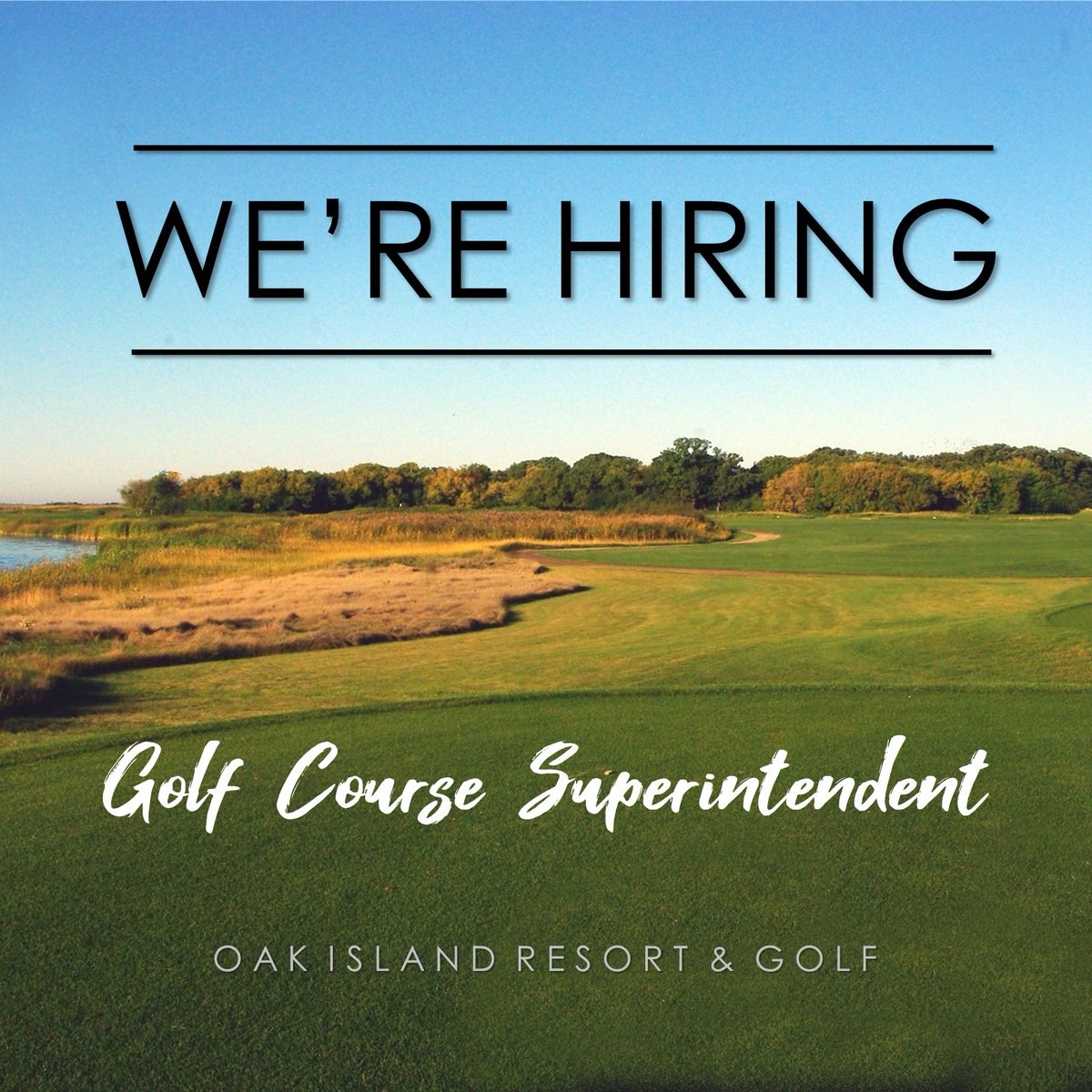Oak Island Resort and Golf is looking to fill the role of Golf Course Superintendent!

If you are motivated, organized and enjoy the outdoors this may be for you!

For full job description visit: fourseasonsislandresort.com/contact-us/emp…