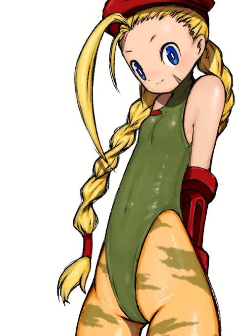 一日遅れですがキャミィ誕生日おめでとう絵。こんな制服の組織はいやだなw #キャミィ生誕祭 #格ゲーキャラ描こうぜ 