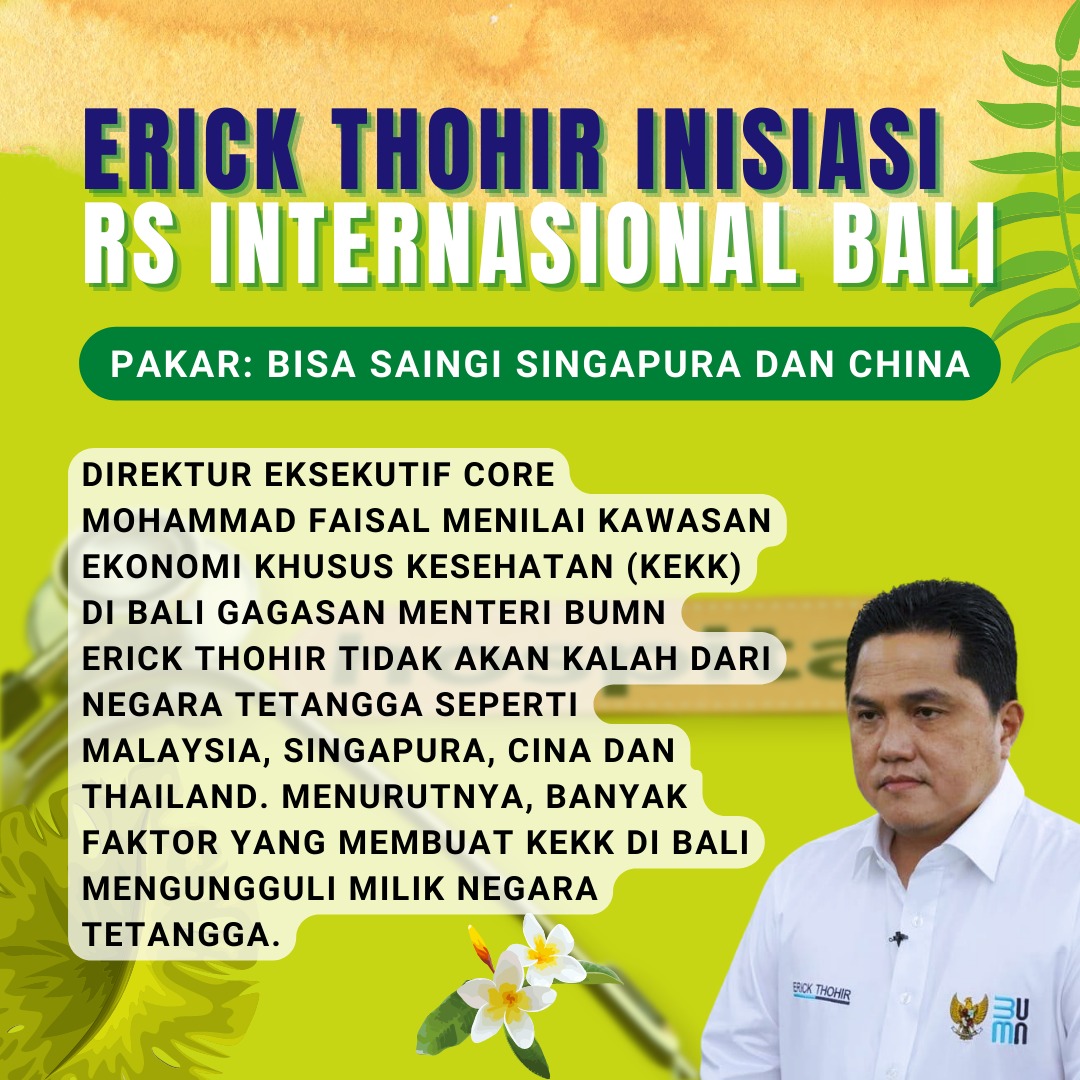 _Vaniaokta's tweet photo. Pakar menilai KEKK yg di gagas menteri BUMN @erickthohir bisa saingi Singapura &amp; China.
https://t.co/rOF54kHp14 https://t.co/QT6X0065Cp