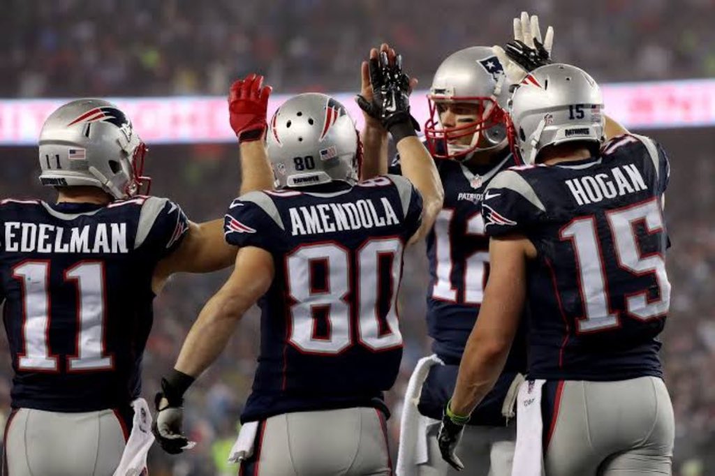 TheCyleMaidment's tweet photo. Friendly reminder @TomBrady came back from being down 28-3 in the 3rd quarter of Super Bowl 51 with this supporting cast. Brady was 43/62 466yards 2TDs 1INT🔥 https://t.co/3Ftvl1X8bo