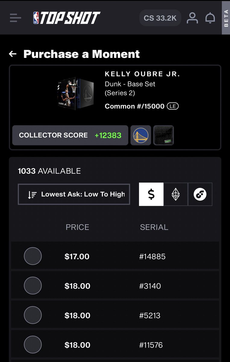 Can we make all Oubres be worth 12,383 CS plz?