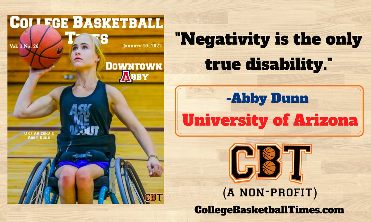 ICYI - Inspirational story about ABBY DUNN collegebasketballtimes.com/post/arizona-s… THX <a href="/Abbys_wheels/">Abbs</a> @AuburnWCBB <a href="/AZATHLETICS/">Arizona Athletics</a> <a href="/LindseyZurbrugg/">The OG Lindsey Zurbrugg</a> <a href="/_IWBF/">IWBF ➡ #WheelchairBasketball</a> <a href="/DylanOnWheels/">Dylan Cummings</a>  <a href="/AlwaysTri/">Sarah Reinertsen</a> <a href="/mshurley1/">Michael Hurley</a> <a href="/MattyBrema/">OG MATT B</a> <a href="/WSFederation/">Wheelchair Sports Federation</a> <a href="/WheelchairSpor1/">Wheelchair Sports</a> <a href="/wsnsw/">Wheelchair Sports NSW/ACT</a> #wheelchair #BearDown #Basketball #Arizona