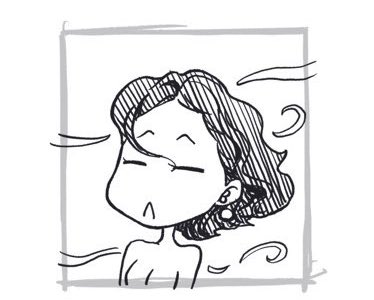 偏頭痛じゃない時の顔。 