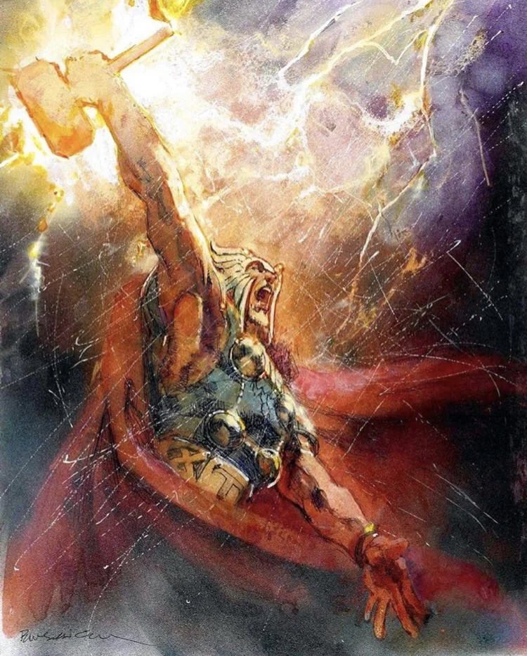 Throwback Thor’s Day w/ #BillSienkiewicz https://t.co/JJv8rteyPR