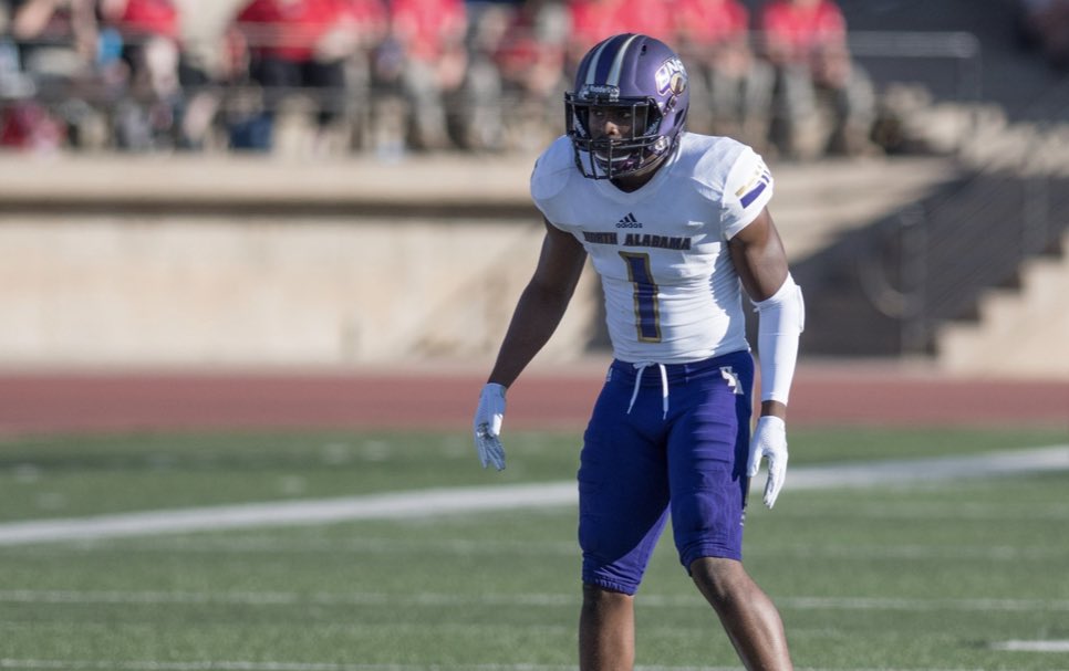 Jayven Williams (@williams_jayven) on Twitter photo #AGTG Blessed to receive an ⭕️ffer from University Of North Alabama 🟣⚪️ <a href="/Coach_CEllis/">Colby Ellis</a> <a href="/Coach_MJBunch/">Madison Bunch</a> @UNACoachWillis <a href="/ArtShawJr/">Coach Shaw</a> <a href="/CoachCalcagni/">Chase Calcagni</a> <a href="/SteveNormand/">Steve Normand</a> <a href="/Kenboatman/">Coach Boatman</a> <a href="/BenThomasPreps/">Ben Thomas</a> <a href="/AL_Recruiting/">AL Recruiting</a> <a href="/AL7AFootball/">Alabama7AFootball</a> <a href="/Rivals/">Rivals</a> <a href="/247recruiting/">247Sports Recruiting</a> <a href="/247Sports/">247Sports</a> @PJ247Sports #AGTG Blessed to receive an ⭕️ffer from University Of North Alabama 🟣⚪️ <a href="/Coach_CEllis/">Colby Ellis</a> <a href="/Coach_MJBunch/">Madison Bunch</a> @UNACoachWillis <a href="/ArtShawJr/">Coach Shaw</a> <a href="/CoachCalcagni/">Chase Calcagni</a> <a href="/SteveNormand/">Steve Normand</a> <a href="/Kenboatman/">Coach Boatman</a> <a href="/BenThomasPreps/">Ben Thomas</a> <a href="/AL_Recruiting/">AL Recruiting</a> <a href="/AL7AFootball/">Alabama7AFootball</a> <a href="/Rivals/">Rivals</a> <a href="/247recruiting/">247Sports Recruiting</a> <a href="/247Sports/">247Sports</a> @PJ247Sports
