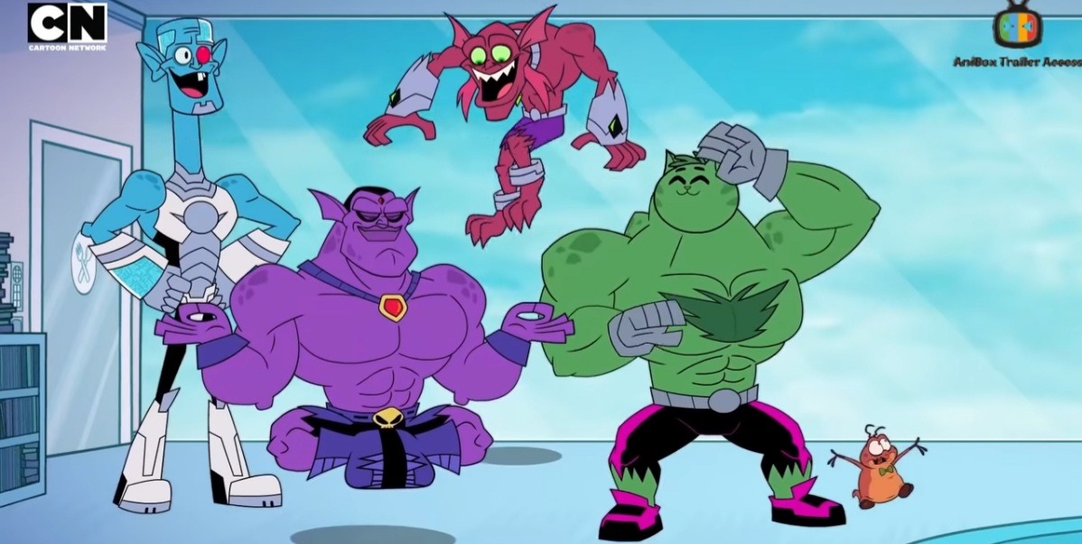 RochelleNorlund's tweet photo. @LooneyTunes I wonder if the Monstars do that too. That could be a mystery. ππππ§‘β€ #SpaceJam #Monstars #TeenTitansGoSeeSpaceJam #MonstarsBack https://t.co/ZmXoyfWmjd