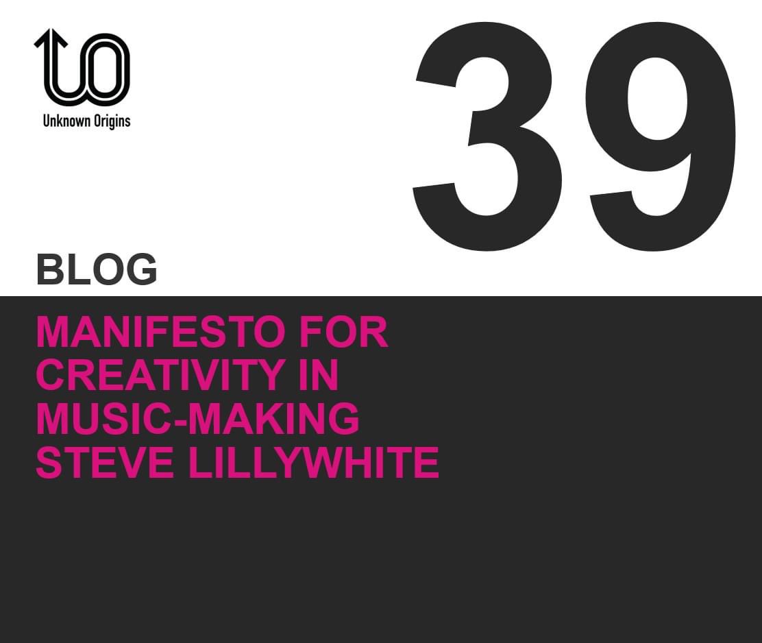 "Move your way through life without ever being complacent and never being uncertain which I think is a negative element in creativity"

Iconoclast music #maker <a href="/Sillywhite/">Steve Lillywhite CBE</a> principles for #creativity in #making #music 

unknownorigins.com/post/manifesto…

#creativeprocess #creativeleadership
