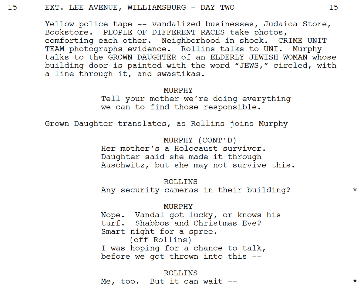 SVUWritersRoom's tweet photo. #SVU #ScriptSpoiler We wish this reunion was under better circumstances. These two have a lot to talk about... #SilentNightHatefulNight π΅οΈββοΈ https://t.co/DEH6trD4mH