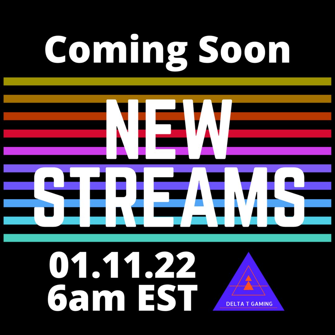 We are back, regular streams, every week, multiple days. Now mornings! Set your alarm and wake up with Delta T Gaming! See you Tuesday!
#morninggaming #streamer #varietygamer #videogames #Coffee