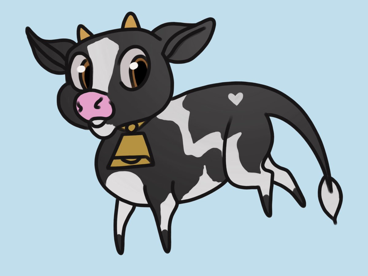 Testing out some Chibiness 🐮💕
#cows #animals #CHIBI