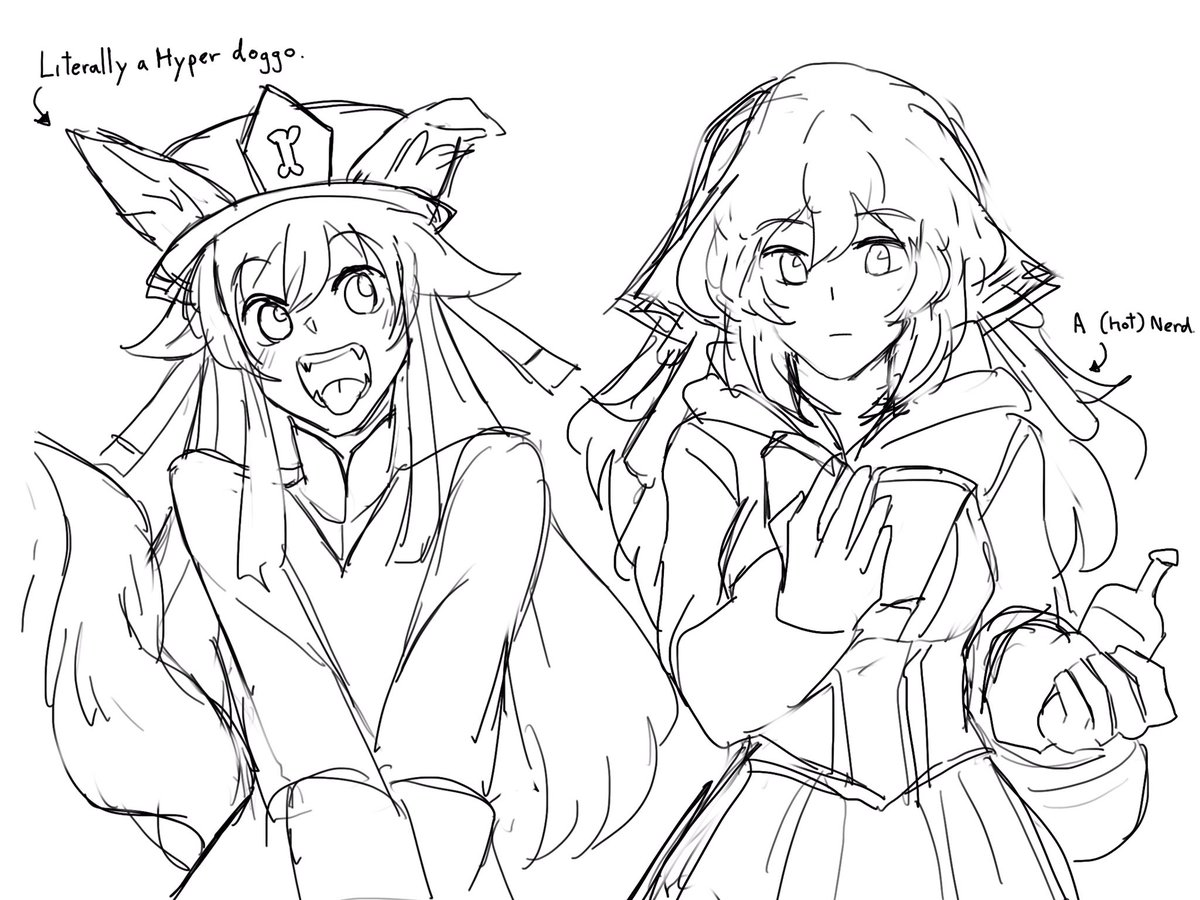 More doodles of them 