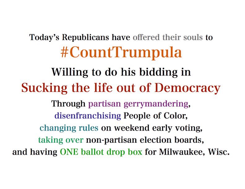 ProgVoters's tweet photo. @MorriganResists @NickKnudsenUS Time to recognize the power that
#CountTrumpula
has over today’s cowardly GOP. Any hint of dissent and their master will squash their careers, dropping in unqualified toadies to primary them.
Please RT if you agree! https://t.co/7b0To8U3lQ