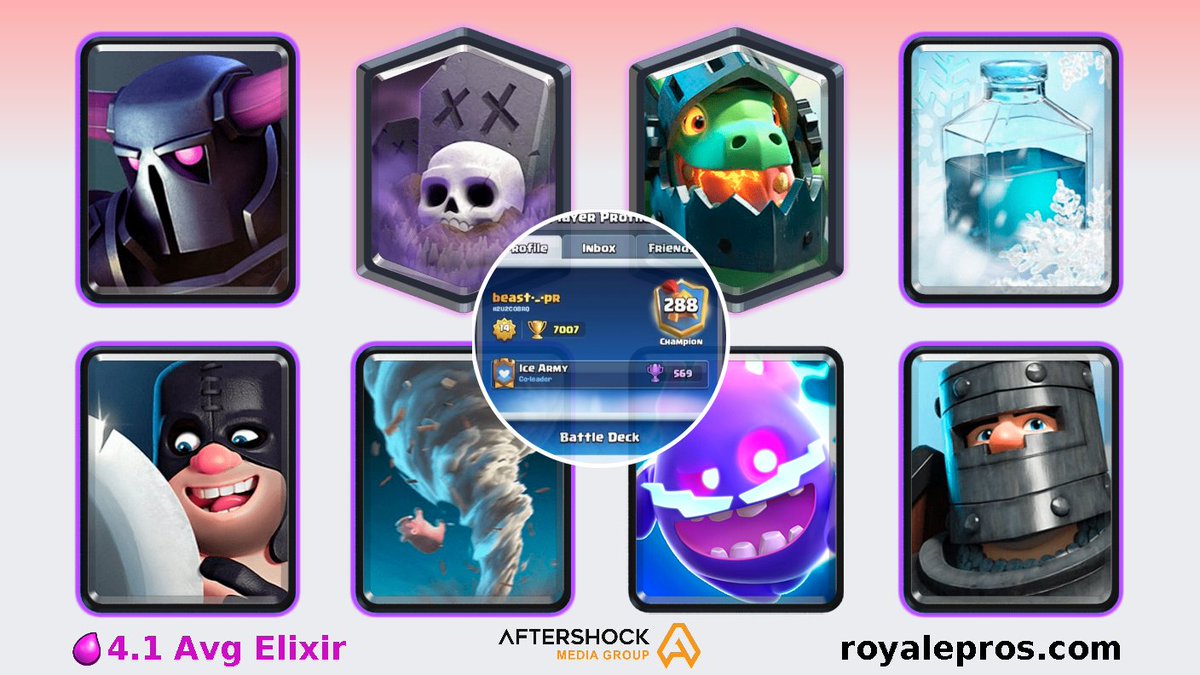 .<a href="/BeastprCR1/">Beast-_-pr CR</a> has won grand challenge on 07/01/2022 08:28:41 SGT [P.E.K.K.A,Graveyard,Inferno Dragon,Freeze,Executioner,Tornado,Electro Spirit,Dark Prince]

Deck: link.clashroyale.com/deck/en?deck=2…

GC Logs: royalepros.com/viewprofile/2U…

Powered by @ AMGinfluence