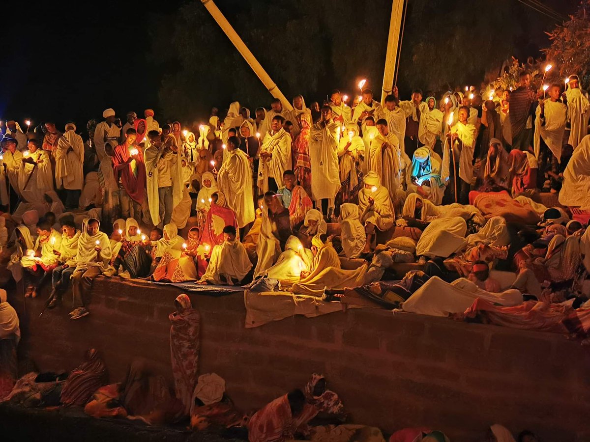 Landoforigins's tweet photo. Genna/ Ethiopian Christmas/ night in Lalibela!

On this night enormous crowds celebrate all night long with chanting, singing and prayers; an evocative moment to be in Lalibela! 
 #GreatEthiopianHomecoming #Ethiopia #VisitEthiopia #Genna @mfaethiopia @PMEthiopia @flyethiopian https://t.co/mL7NjiE5o8