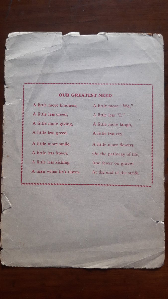 DivyaNimbalkar's tweet photo. Found this meaningful page in a cabinet.
#need #kindness #Smile #NewYearResolution https://t.co/UkJg1TQYKG