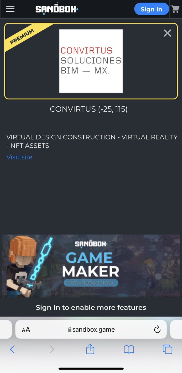 ConVirtus's tweet photo. @ConVirtus Virtual office in the #Metaverse @TheSandboxGame https://t.co/CxxzqGOCL7