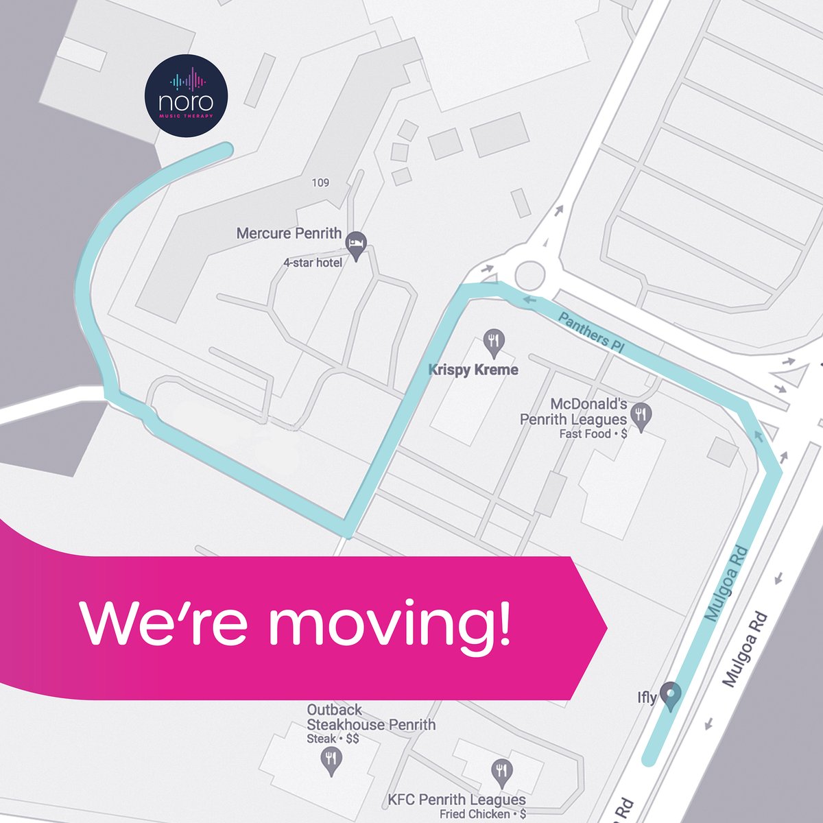 From January 10, 2022 - our Kingswood and Henry St clinics we will be operating from our NEW BUILDING AT PANTHERS!