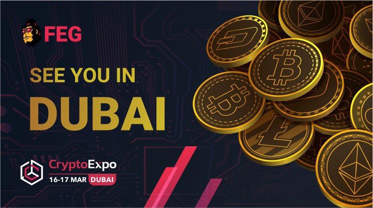 FEGtoken_FR's tweet photo. FEG sera présent à la Dubai Crypto Expo ! 16 - 17 mars 🎉
C'est une formidable opportunité de réseauter et de faire connaître notre présence à toute la #crypto sphère ! Nous nous concentrerons sur la rencontre et l'établissement de relations avec d'autres leaders de l'industrie https://t.co/RgeksQ5DBf