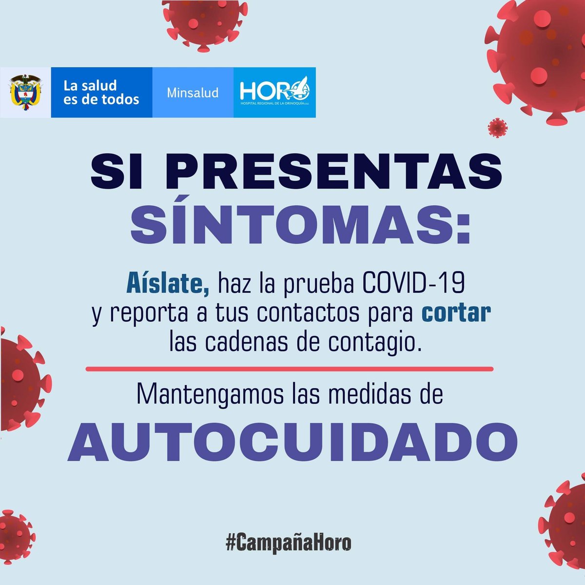 #HoroCuidaDeTi

La propagación de la variante Ómicron entre población no vacunada sigue siendo un riesgo. Así que ¡#Vacúnate! No bajes la guardia con las medidas de autocuidado y si presentas síntomas, quédate en casa. 

#SigamosCuidándonos😷