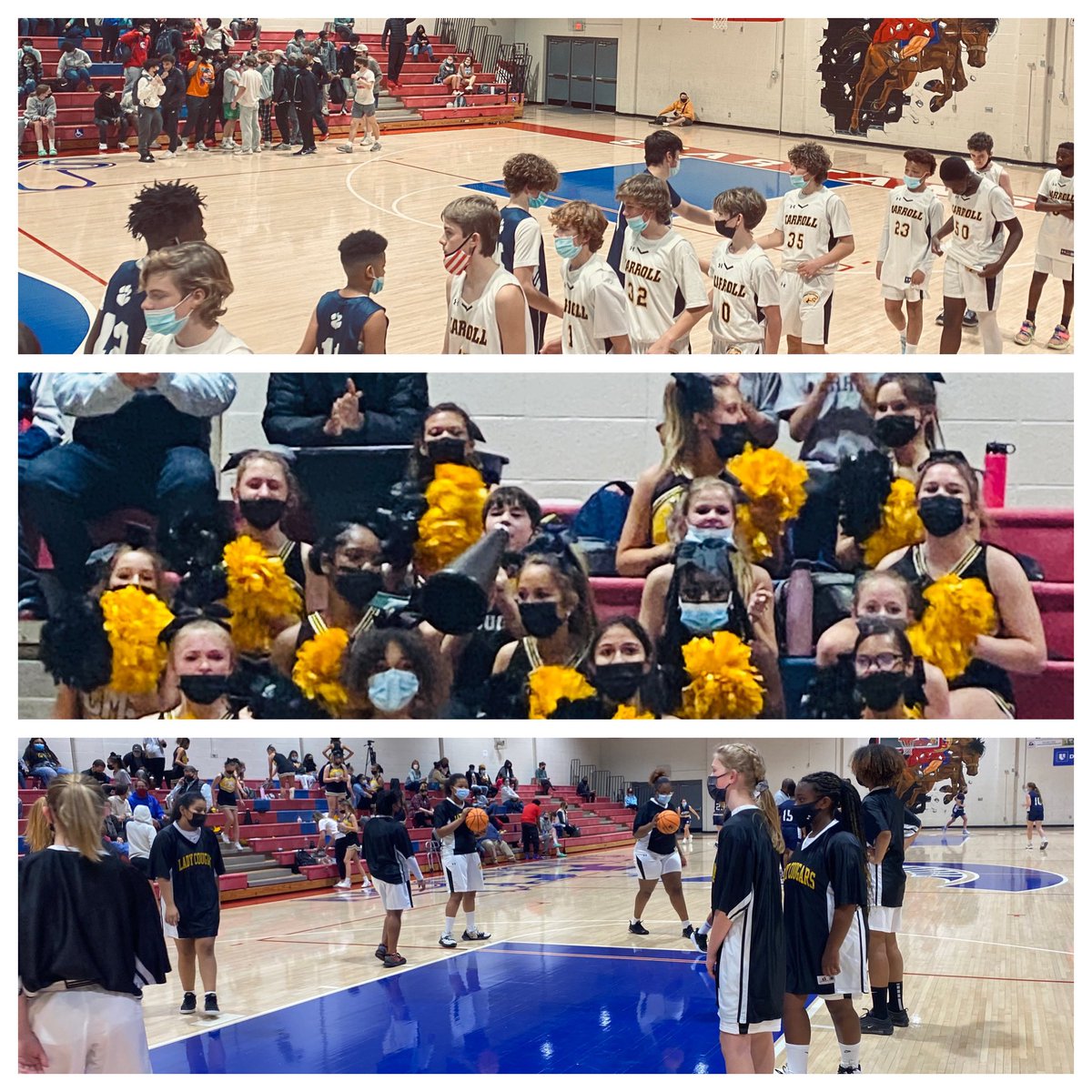 Snaps from Clash of the Cats! 📸 💫 
Proud of our Teams! 🐯🏀📣