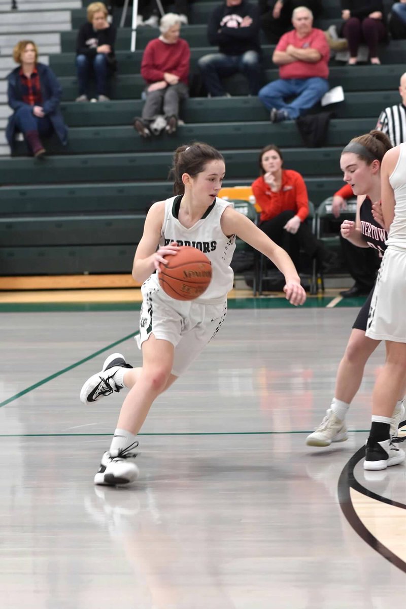 Congrats to Senior Nicole Timko as she becomes second all time leading scorer in program history with 16 points tonight. Now has 1324 career points. Passed Maegen Gaile 1313 1993-97 and Lauren Ruhl 1316 2006-10 tonight.