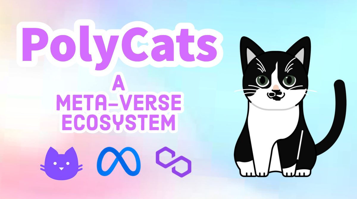 GramsGenetics's tweet photo. With Advanced tokenomics, computer generated NFTs’, and an augmented reality game all being developed pre launch #PolyCats is a truly next generation meme community $CATS https://t.co/LKj7JnmFsQ