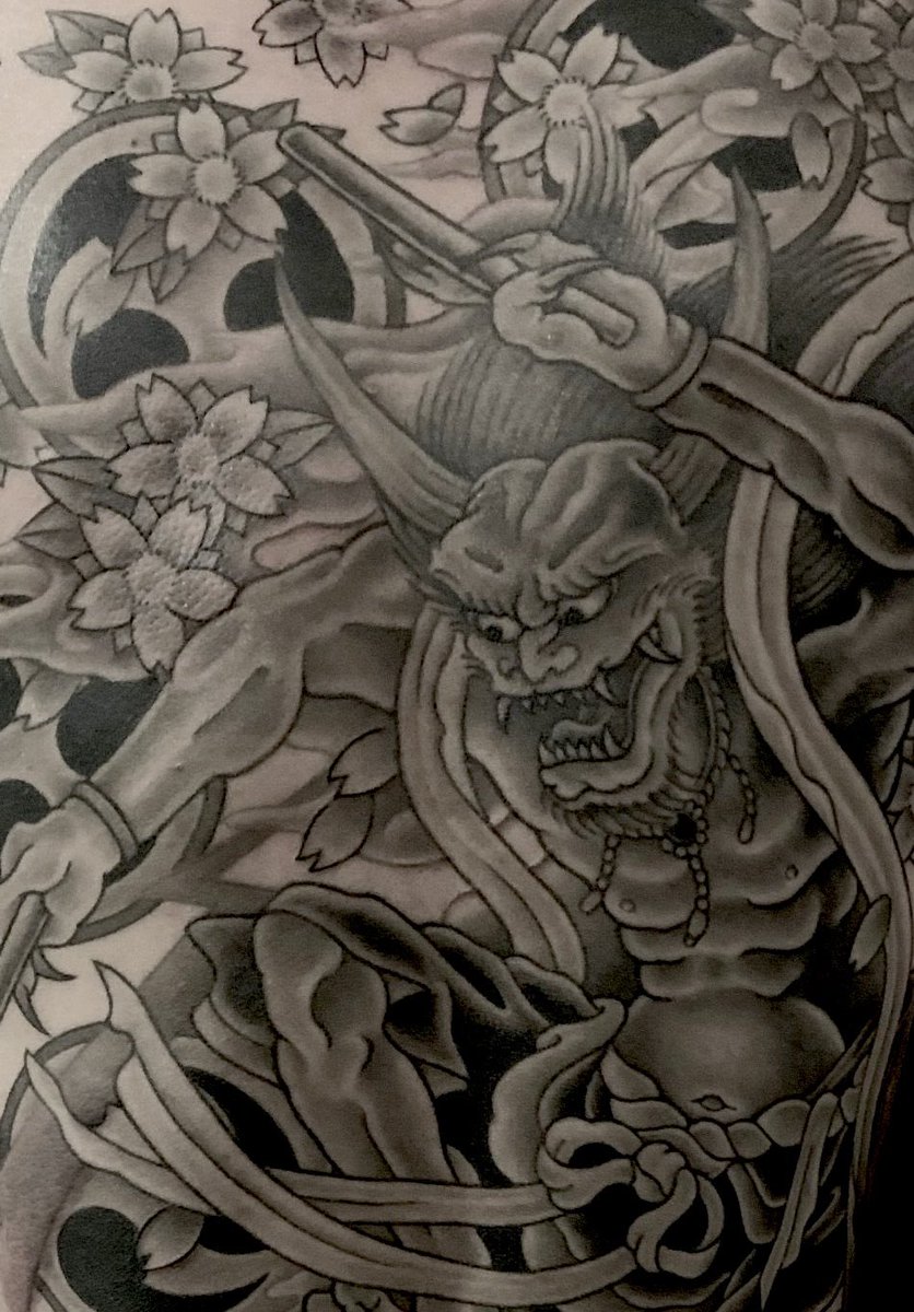 #tattoo #tattoojapan #japanesetattoo #irezumi #wabori #大阪刺青 #大阪タトゥー #刺青 #和彫り #タトゥー #osakatattoo #goodtimesink #雷神 #雷神刺青 #二代目彫日出
