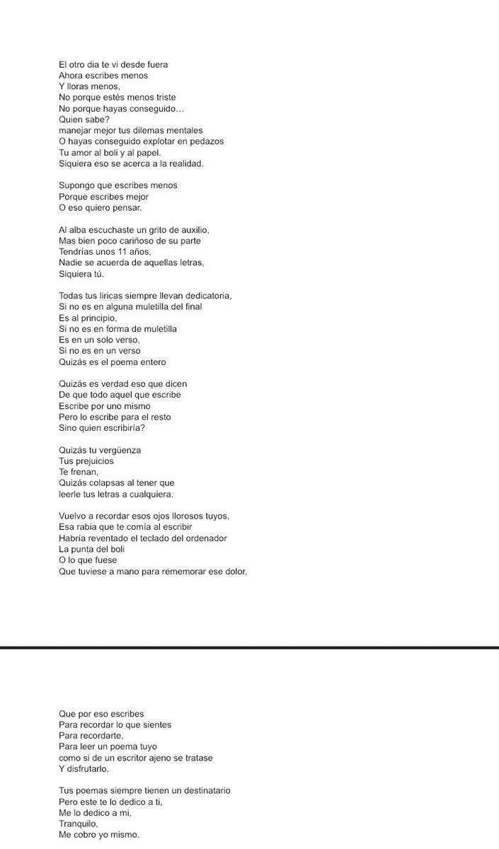 writingshitbro's tweet photo. Tengo muchos poemas por subir, ahi va el primero: 
Disculpad las faltas… Está en su versión nativa. 
Si os gusta un like, gracias por leer 🥰 https://t.co/XP2hhmHlUz