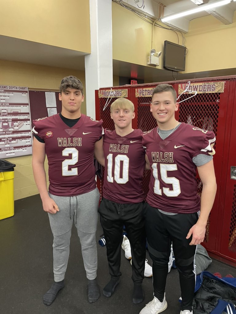 Thankyou to Walsh university for the official visit! Special thanks to <a href="/CoachJJoyce/">Justin Joyce</a> <a href="/CoachFank1/">John Fankhauser</a>
